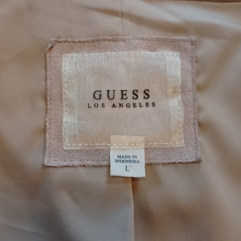 Guess Tan Fringe Women's Blazer - Picture 5 of 6